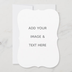 Create Your Own white Save The Date