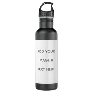 Create Your Own white  Save The Date 710 Ml Water Bottle