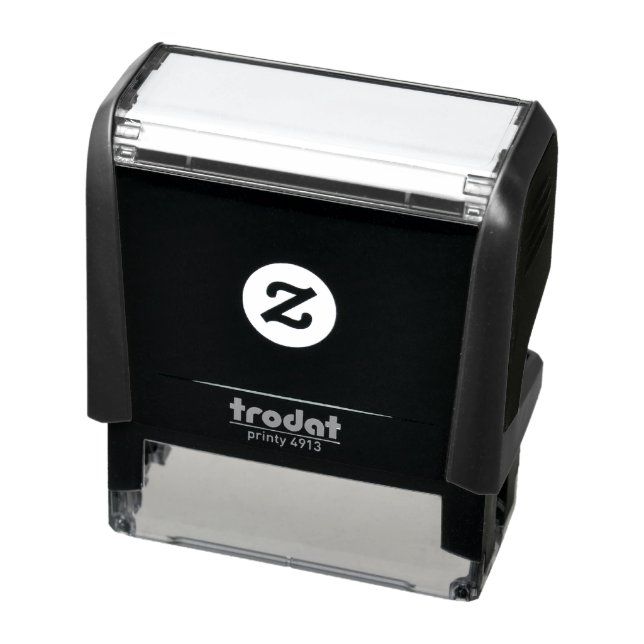 Create Your Own white Self Inking Rubber Stamp (Product)