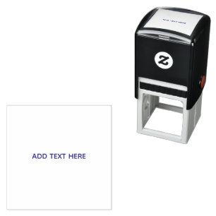 Create Your Own White Self-inking Stamp