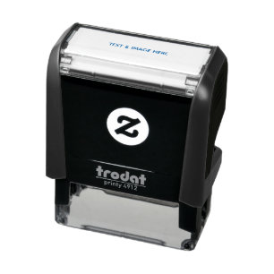 Create Your Own white Self-inking Stamp