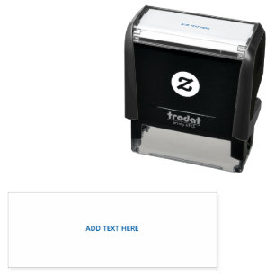 Create Your Own White Self-inking Stamp