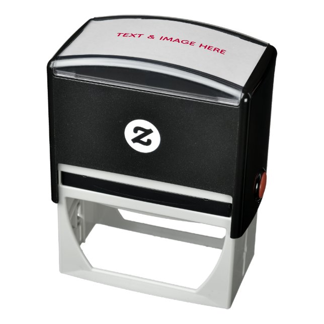 Create Your Own white Self-inking Stamp (Product)