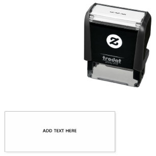 Create Your Own White Self-inking Stamp