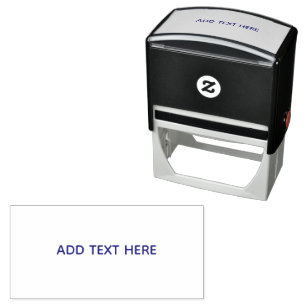 Create Your Own White Self-inking Stamp
