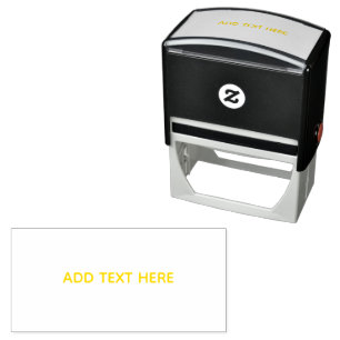 Create Your Own White Self-inking Stamp