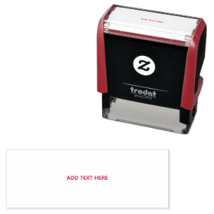 Create Your Own White Self-inking Stamp