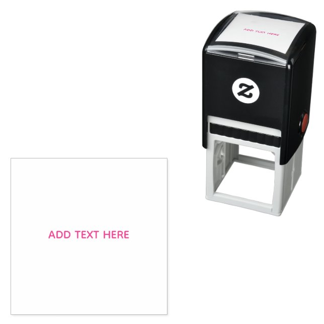 Create Your Own White  Self-inking Stamp (In Situ)