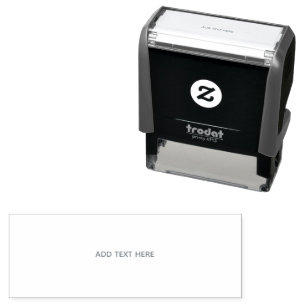 Create Your Own White Self-inking Stamp
