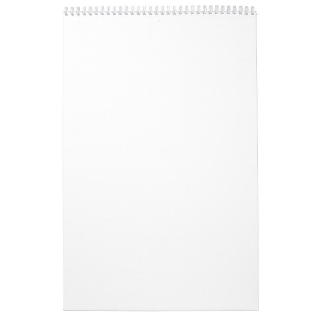 Create Your Own White Simple  Calendar (Cover)