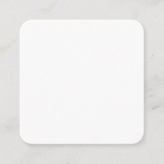 Create Your Own white simple Calling Card