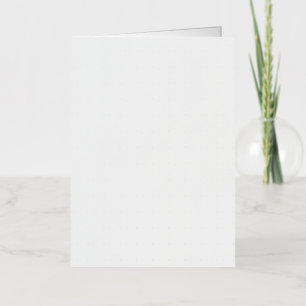 Create Your Own white simple Foil Holiday Card