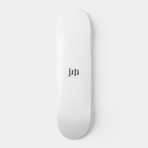 Create Your Own white  Skateboard