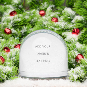 Create Your Own white  Snowglobe