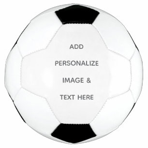 Create Your Own white  Soccer Ball