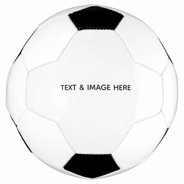 Create Your Own white Soccer Ball (Front)