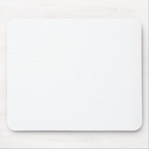 Create Your Own White Solid Custom Mouse Pad