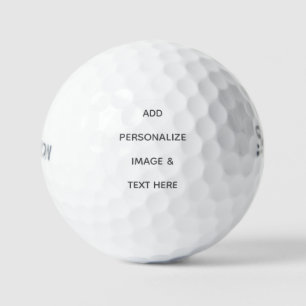 Create Your Own white Srixon Soft Feel 13 Golf Balls
