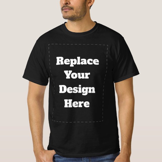 Create Your Own white  T-Shirt (Front)