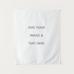 Create Your Own white  Tapestry