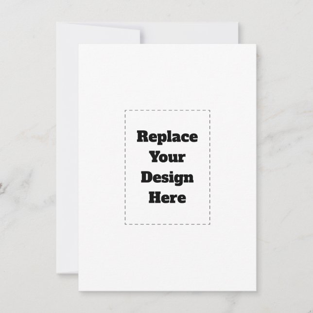 Create Your Own white  Thank You Card (Front)