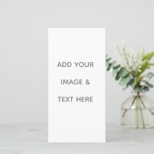 Create Your Own white Thank You Card