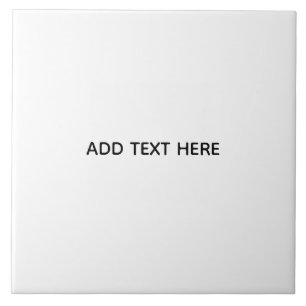 Create Your Own White Tile