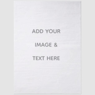 Create Your Own white  Tissue Paper