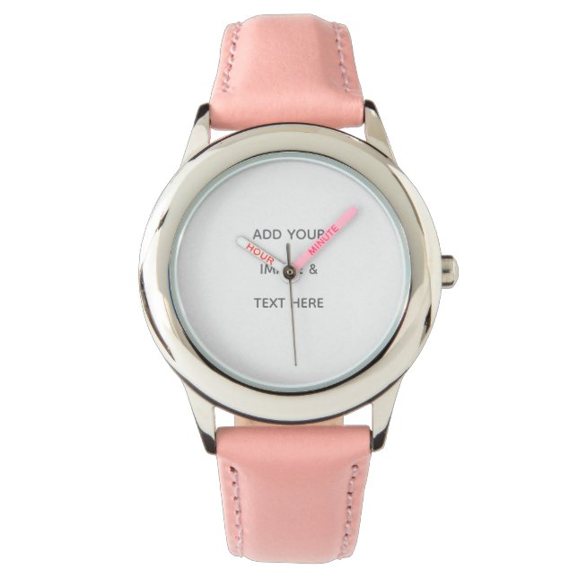 Create Your Own white  Watch (Front)