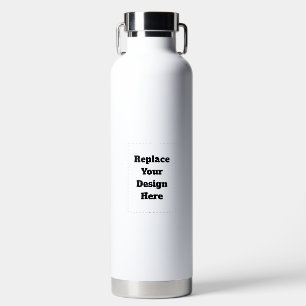 Create Your Own white  Water Bottle