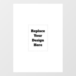 Create Your Own white Window Cling