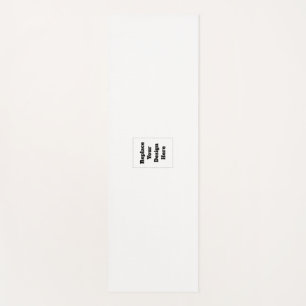 Create Your Own white  Yoga Mat