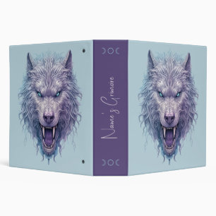 Create Your Own Wicked Purple Wolf Binder