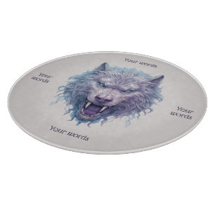 Create Your Own Wicked Purple Wolf Cutting Board