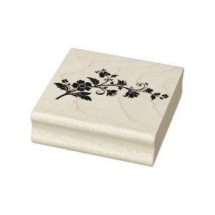 Create Your Own Wildflower Stem Rubber Stamp