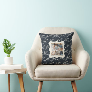 Create Your Own "Wilson" Family Photo Throw Pillow