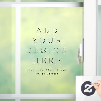 Create Your Own Window Cling