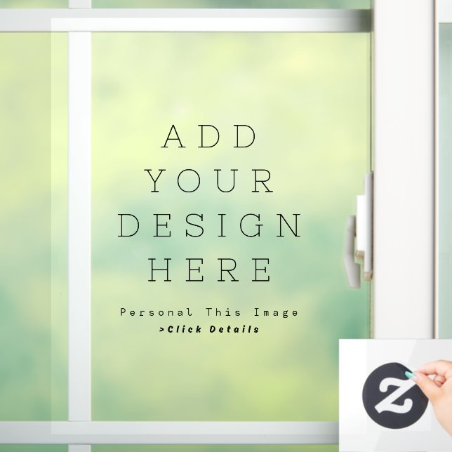 Create Your Own Window Cling (Home)