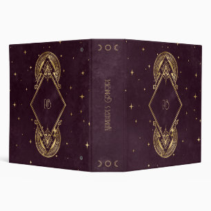 Create Your Own Wine & Gold Ornate Tribal Binder