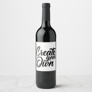 Create Your Own Wine Label