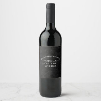 Create Your Own Wine Label