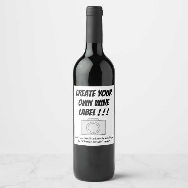 CREATE YOUR OWN! WINE LABEL (Front)