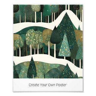 Create Your Own Winter Christmas Quote  Photo Print