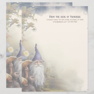 Create Your Own Wise Old Dwarf Garden Stationery