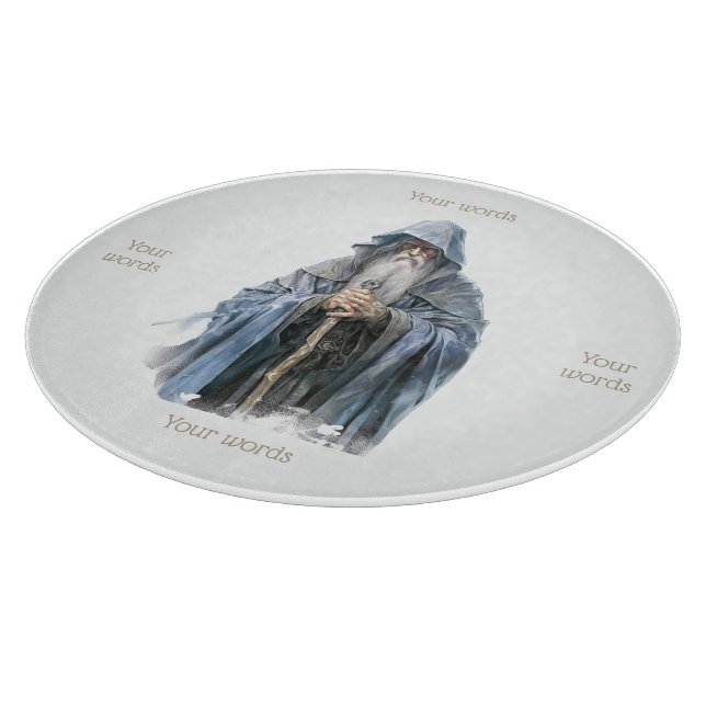 Create Your Own Wise Old Wizard  Cutting Board (Corner)