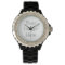 Create Your Own Women's Black Leather Strap Watch