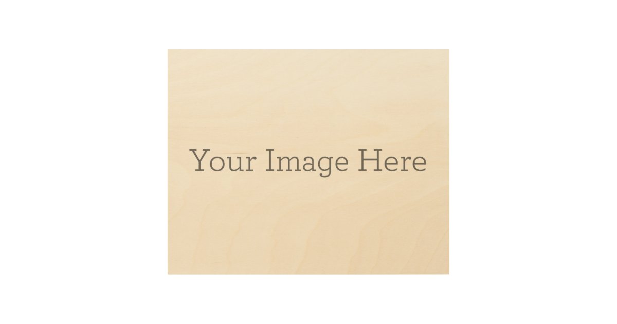 Create Your Own Wood Canvas Zazzle.ca