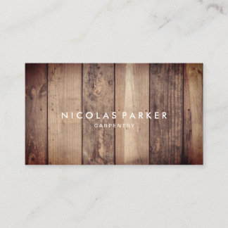 Create Your Own Wooden Floor 3 Business Card