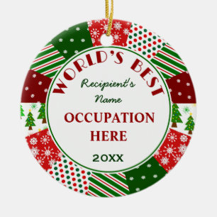 Create Your Own World's Best Ceramic Ornament