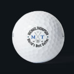 Create Your Own World's Best Golfer Monogram  Golf Balls<br><div class="desc">Create Your Own World's Best Golfer Monogram Golf Balls. Easily add your own monogram initials,  name,  and message to make a fun golf ball.
Make a present for yourself or present as an elegant birthday,  anniversary,  or Christmas gift to family or friends such as dad,  grandpa,  daddy,  or papa.</div>